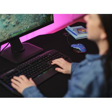 Trust GXT 109P Felox - mus - med belysning, gaming - USB - brilliant blue