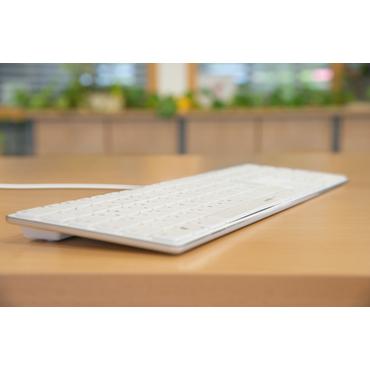 SPEEDLINK SL-640010 tastatur Kontor USB Tysk Hvid