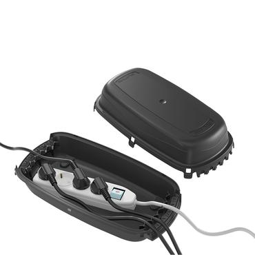 Steffen 57 00043 kabelorganisator Universel Kabelboks Sort 1 stk