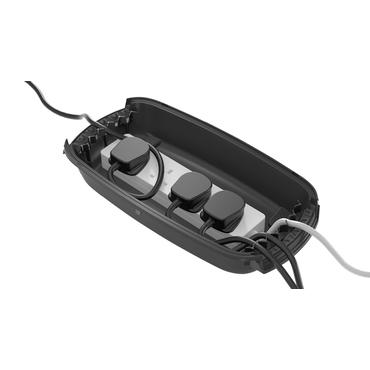 Steffen 57 00043 kabelorganisator Universel Kabelboks Sort 1 stk