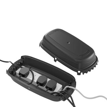 Steffen 57 00043 kabelorganisator Universel Kabelboks Sort 1 stk