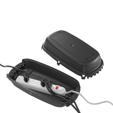 Steffen 57 00043 kabelorganisator Universel Kabelboks Sort 1 stk