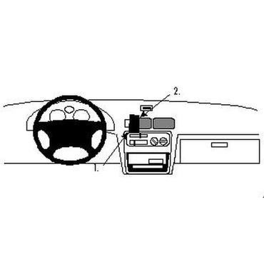 Brodit ProClip Center mount - montering för mobiltelefon