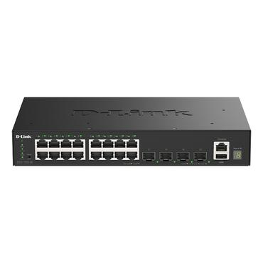 16 Ports GE + 4 Ports 10G SFP+ Smart Managed Switch