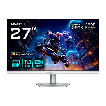 GIGABYTE M27UP ICE computersk&aelig;rm 68,6 cm (27") 3840 x 2160 pixel 4K Ultra HD LED Hvid