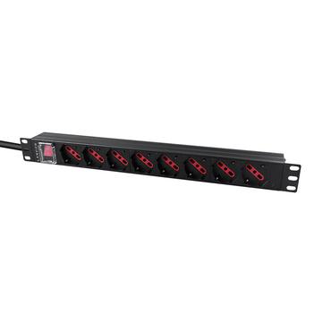 1U 19 inch 8 port Type F/J,