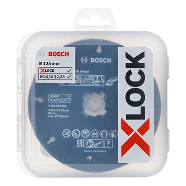 Bosch X-LOCK sk&auml;re- och kv&aelig;rneskives&aelig;t - f&ouml;r tr&auml;, metall, plastik - 5 delar