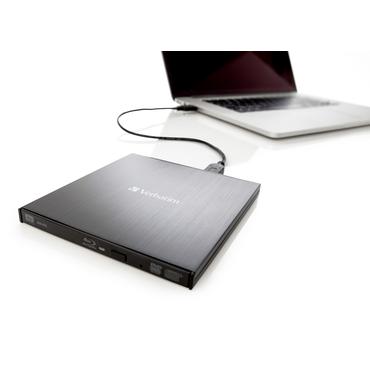 Verbatim External Slimline optisk diskdrev Blu-Ray RW Sort
