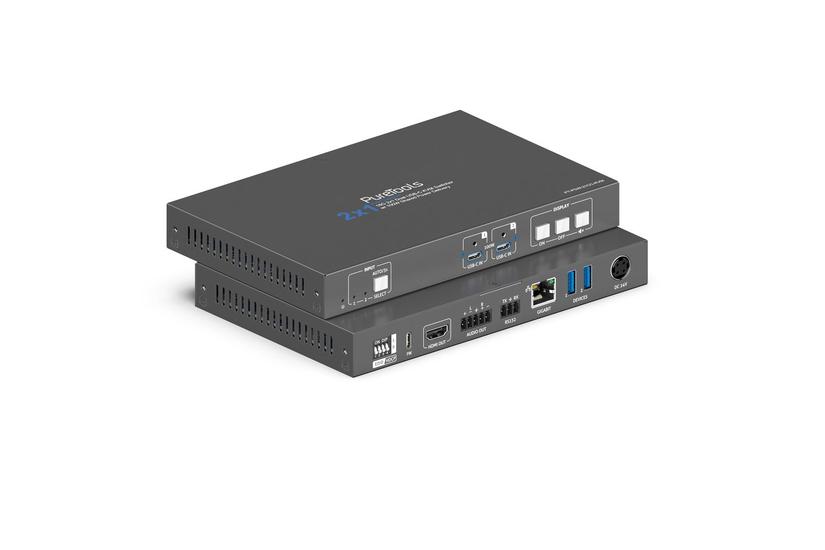 PureLink KVM-switch - 2 datorer - Svart - Stål