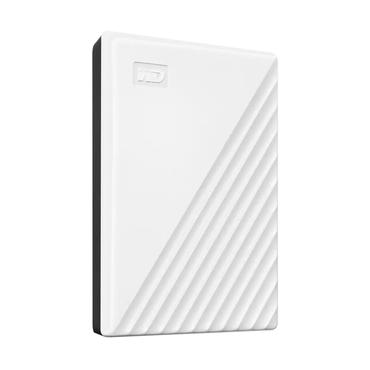 Western Digital My Passport WDBYVG0020BWT-WESN ekstern harddisk 2 TB USB Type-A 2.0/3.2 Gen 1 (3.1 Gen 1) Hvid