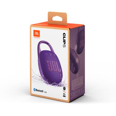 JBL Clip 5 Tragbarer Bluetooth-Lautsprecher wasserdicht nach IP67 purple