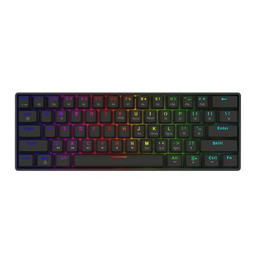 Savio BLACKOUT X2 PEACH tastatur Spil USB QWERTY US International Sort
