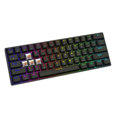 Savio BLACKOUT X2 PEACH tastatur Spil USB QWERTY US International Sort