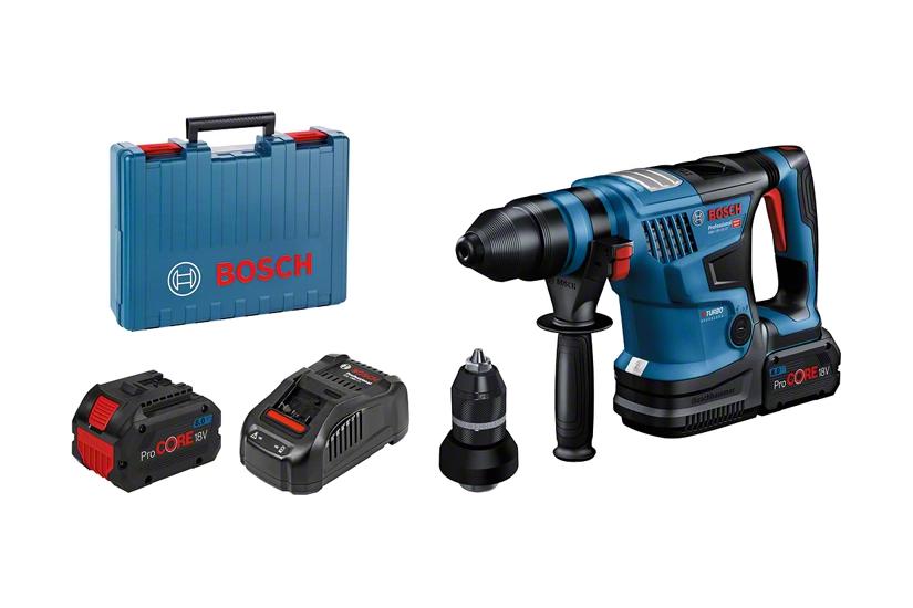 Bosch GBH 18V-34 CF Professional - roterende hammer - ledningfri - 2 batterier
