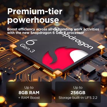 Motorola Moto G75 - Business Edition - kolgr&aring; - 5G peksk&auml;rmsmobil - 128 GB - GSM