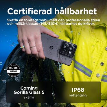 Motorola Moto G75 - Business Edition - kolgr&aring; - 5G peksk&auml;rmsmobil - 128 GB - GSM