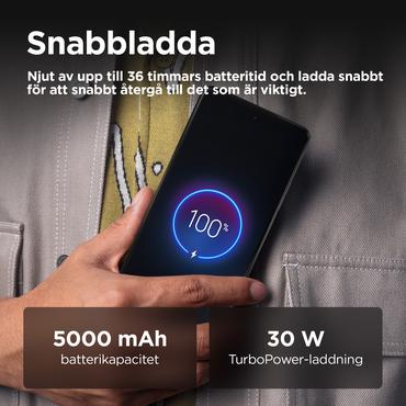 Motorola Moto G75 - Business Edition - kolgr&aring; - 5G peksk&auml;rmsmobil - 128 GB - GSM