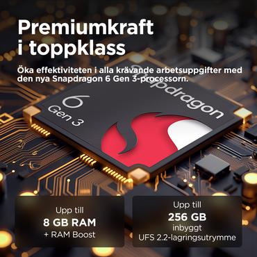 Motorola Moto G75 - Business Edition - kolgr&aring; - 5G peksk&auml;rmsmobil - 128 GB - GSM