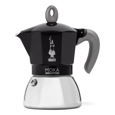 Bialetti Moka Induktion Moka gryde 0,28 L Sort, Sølv