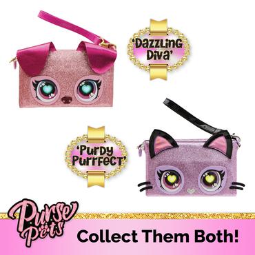 Purse Pets BAG INA PursePets Wristlet Puppy GML Fuchsia, Lyser&oslash;d Pige Lille h&aring;ndtaske