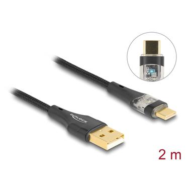 Delock - USB typ C-kabel - USB till 24 pin USB-C - 2 m