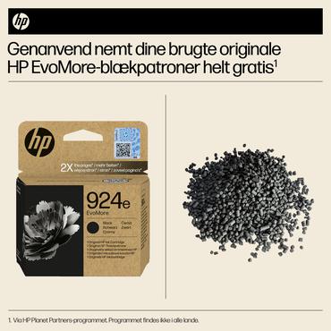 HP Original 924e EvoMore-blækpatron, sort