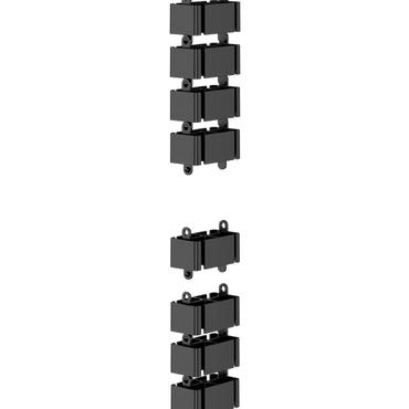 Fellowes 100136871 kabelorganisator Skrivebord Kabelmuffe Sort 1 stk