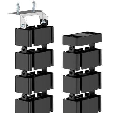 Fellowes 100136871 kabelorganisator Skrivebord Kabelmuffe Sort 1 stk