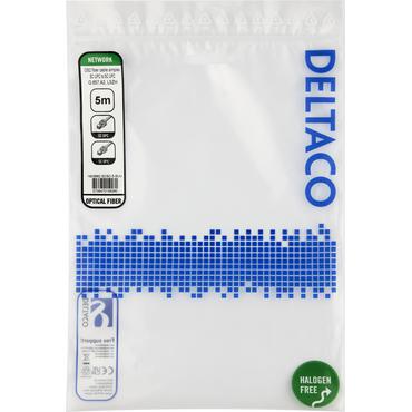 Deltaco SCSC-5-SUU InfiniBand og fiberoptisk kabel 5 m SC Gul