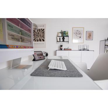 CHERRY KW 7100 Mini - tangentbord - f&ouml;r MAC - 75% compact - QWERTZ - tysk - m&aring;nskensvit Inmatningsenhet