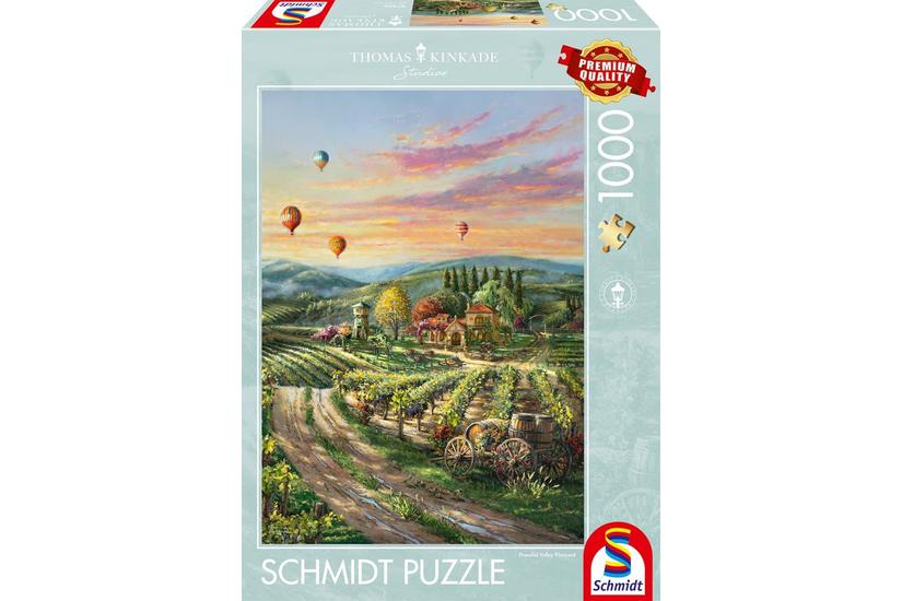 Schmidt Games Thomas Kinkade Studios: Peaceful Valley Vineyard, Puzzle