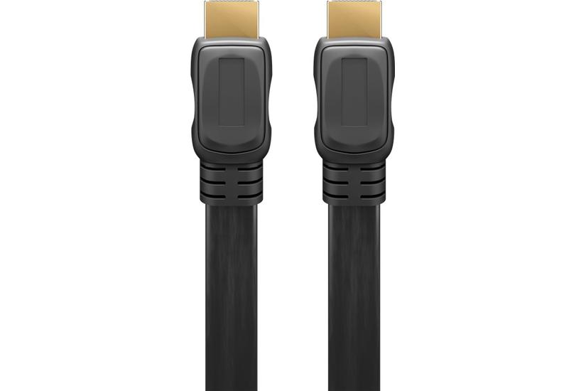 Goobay 61280 HDMI-kabel 3 m HDMI Type A (Standard) Sort