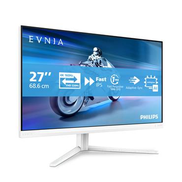 Philips Evnia 5000 computersk&aelig;rm 68,6 cm (27") 3840 x 2160 pixel 4K Ultra HD LCD Hvid