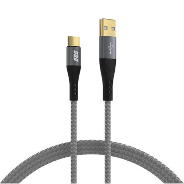 EFB Elektronik USB-AC-00002 USB-kabel USB 2.0 1 m USB A USB C Sort, Grå