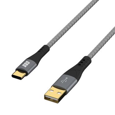 EFB Elektronik USB-AC-00002 USB-kabel USB 2.0 1 m USB A USB C Sort, Grå