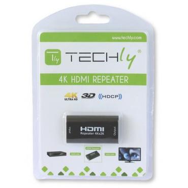 Techly IDATA-HDMI2-RIP4KT AV forlænger AV gentager Sort