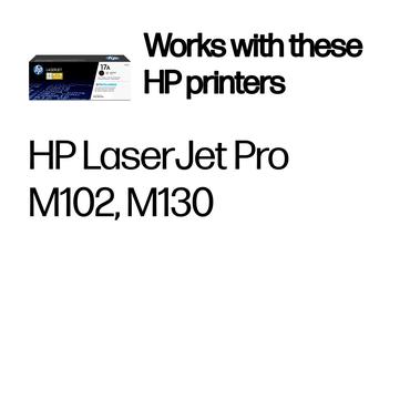 HP 17A - svart - original - LaserJet - tonerkassett (CF217A)