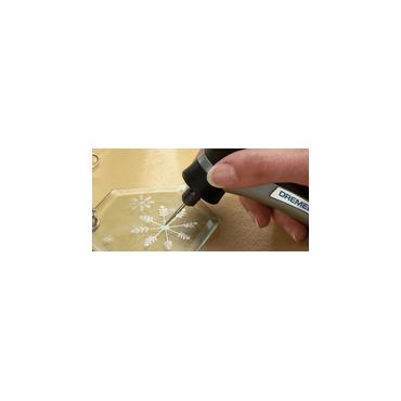 Dremel 7144 - diamantslipstift - f&ouml;r plast, glas, tegel, keramik, porslin, kol, mjuka tr&auml;slag, l&ouml;vtr&auml;, koppar, silver, guld, l&auml;der, mjuk metall, m&auml;ssing, gummi - 2 delar