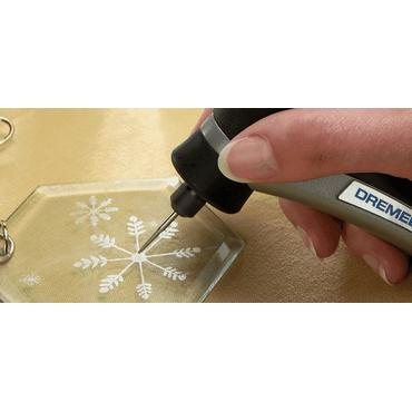 Dremel 7144 - diamantslipstift - f&ouml;r plast, glas, tegel, keramik, porslin, kol, mjuka tr&auml;slag, l&ouml;vtr&auml;, koppar, silver, guld, l&auml;der, mjuk metall, m&auml;ssing, gummi - 2 delar