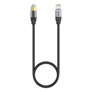 UNITEK C18149AGY03-1M netværkskabel Sort Cat8 S/FTP (S-STP)