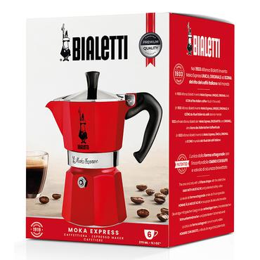 Bialetti Moka Express Moka gryde R&oslash;d