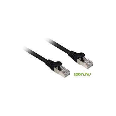 Sharkoon patch-kabel - 50 cm - svart