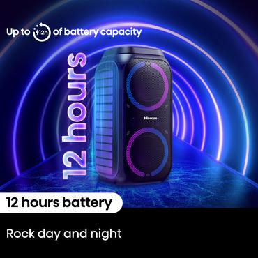 Hisense Party Rocket 160 Festtaler Sort 160 W