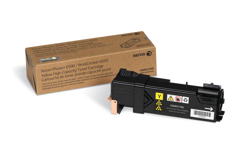 Xerox Phaser 6500 - hög kapacitet - gul - original - tonerkassett