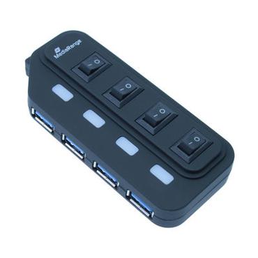 MediaRange MRCS504 - hub - 4 porte