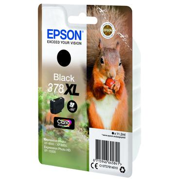 Epson 378XL - XL - svart - original - bl&auml;ckpatron