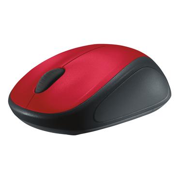 Logitech M235 - 2nd Generation - mus - 2.4 GHz - rød