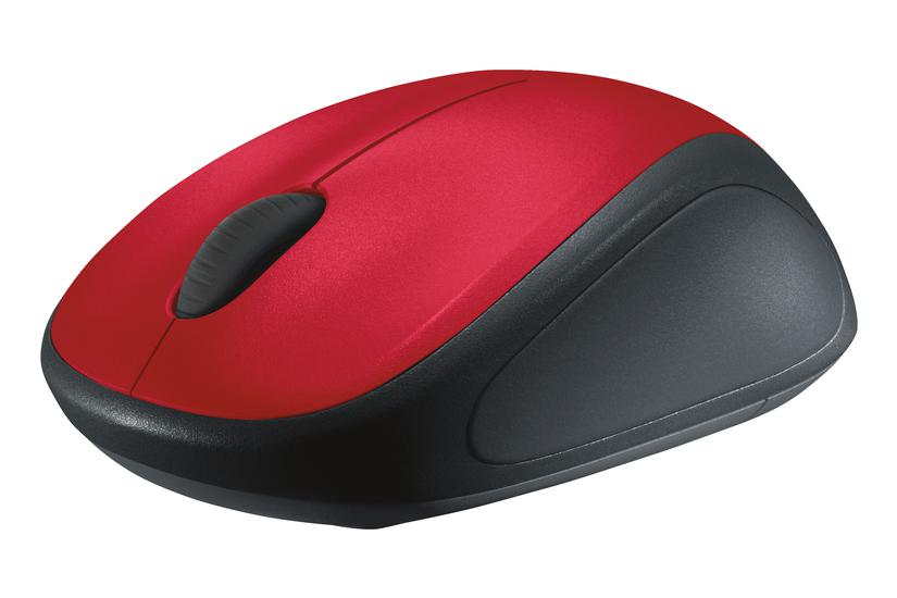 Logitech M235 - 2nd Generation - mus - 2.4 GHz - rød