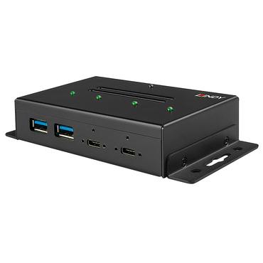 Lindy 43094 interface hub USB 3.2 Gen 2 (3.1 Gen 2) Type-C 10000 Mbit/s Sort
