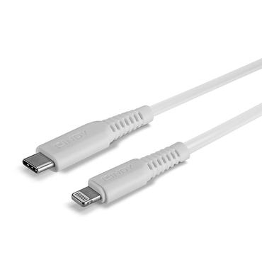 Lindy 31315 Lightning kabel 0,5 m Hvid
